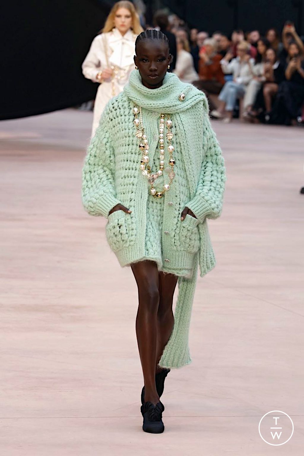 Fashion Week Paris Fall/Winter 2025 look 58 from the Chanel collection womenswear