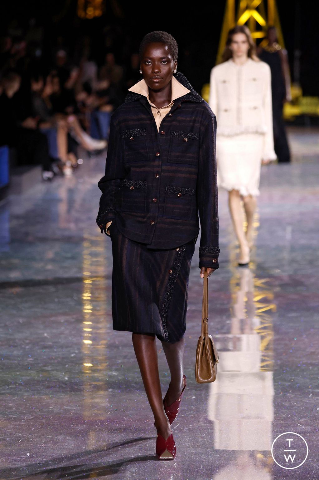 Fashion Week Paris Fall/Winter 2026 look 3 from the Chanel collection womenswear