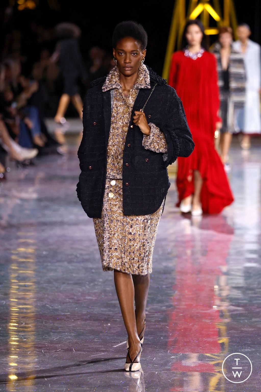 Fashion Week Paris Fall/Winter 2026 look 7 from the Chanel collection 女装