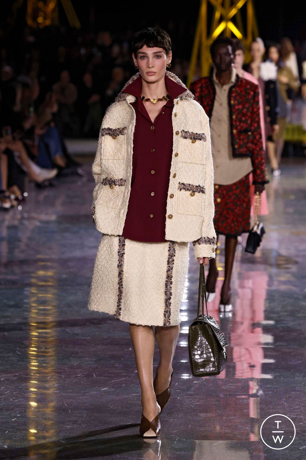 Fashion Week Paris Fall/Winter 2026 look 11 from the Chanel collection 女装
