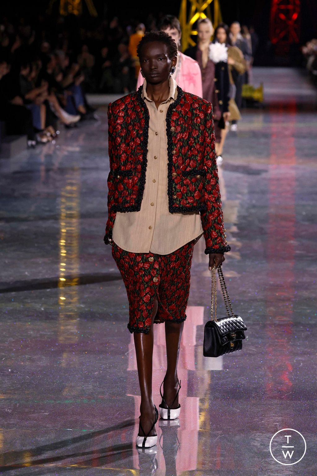 Fashion Week Paris Fall/Winter 2026 look 12 from the Chanel collection 女装