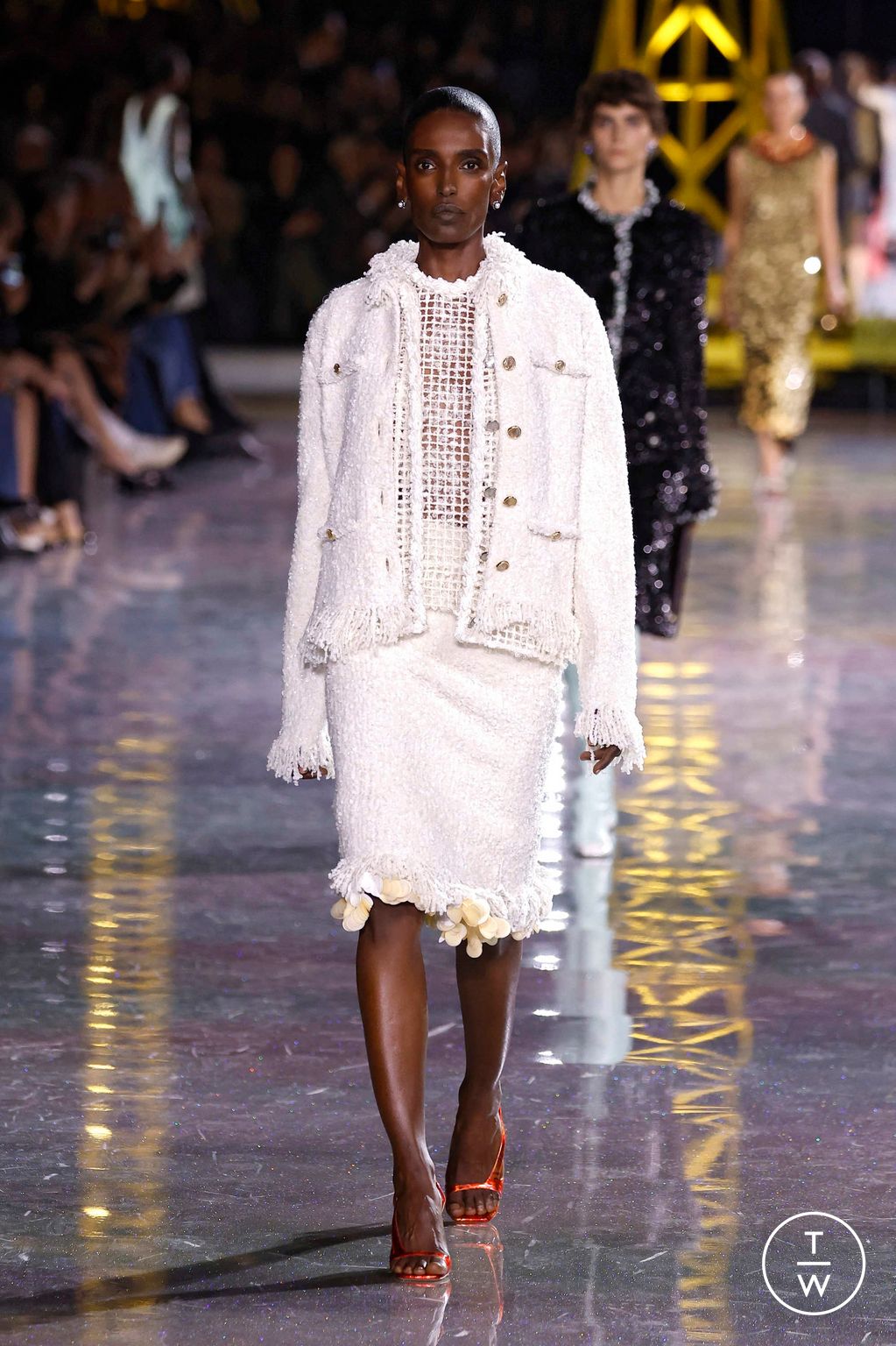 Fashion Week Paris Fall/Winter 2026 look 22 from the Chanel collection 女装