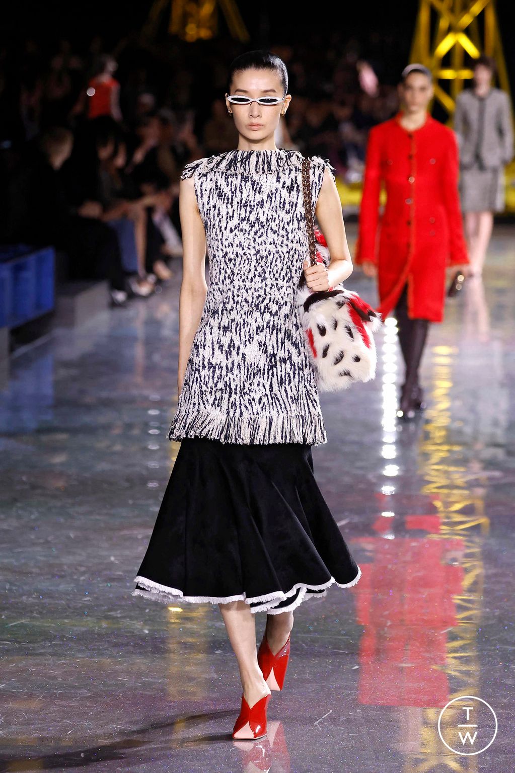Fashion Week Paris Fall/Winter 2026 look 58 from the Chanel collection 女装