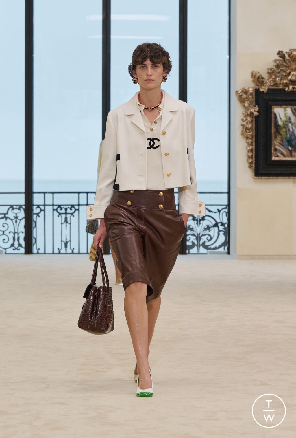 Fashion Week Paris Resort 2027 look 21 de la collection Chanel womenswear