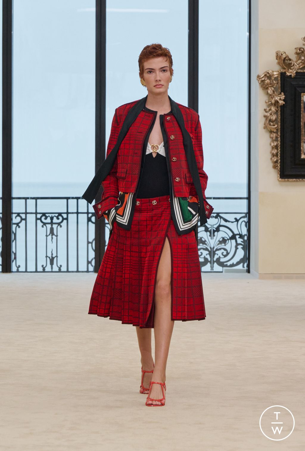 Fashion Week Paris Resort 2027 look 46 from the Chanel collection 女装