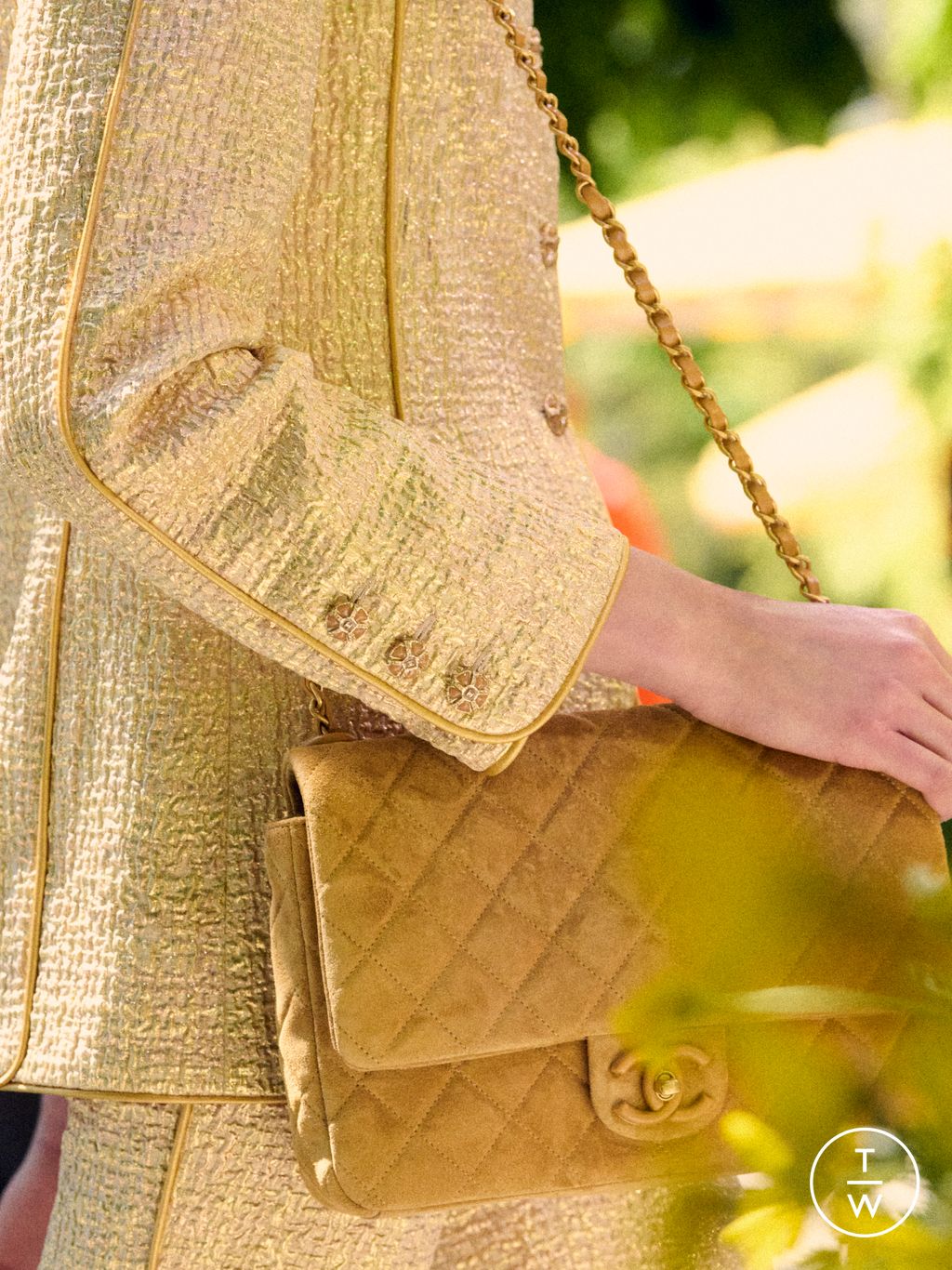 Fashion Week Paris Resort 2026 look 6 de la collection Chanel womenswear accessories