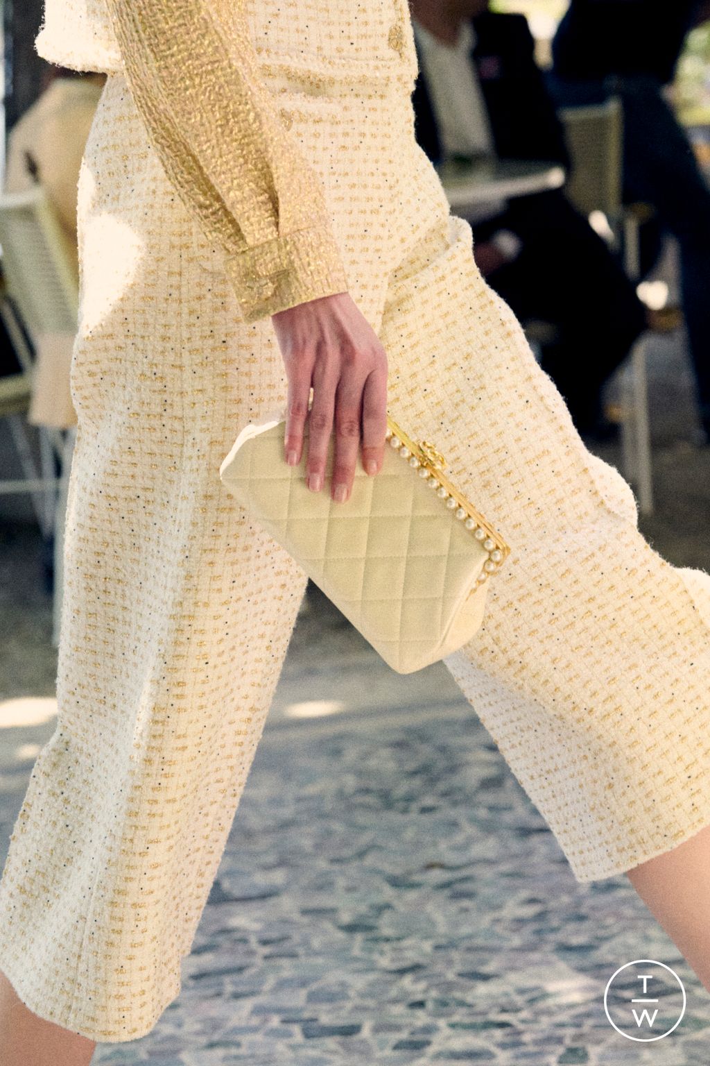 Fashion Week Paris Resort 2026 look 7 from the Chanel collection 女装配饰