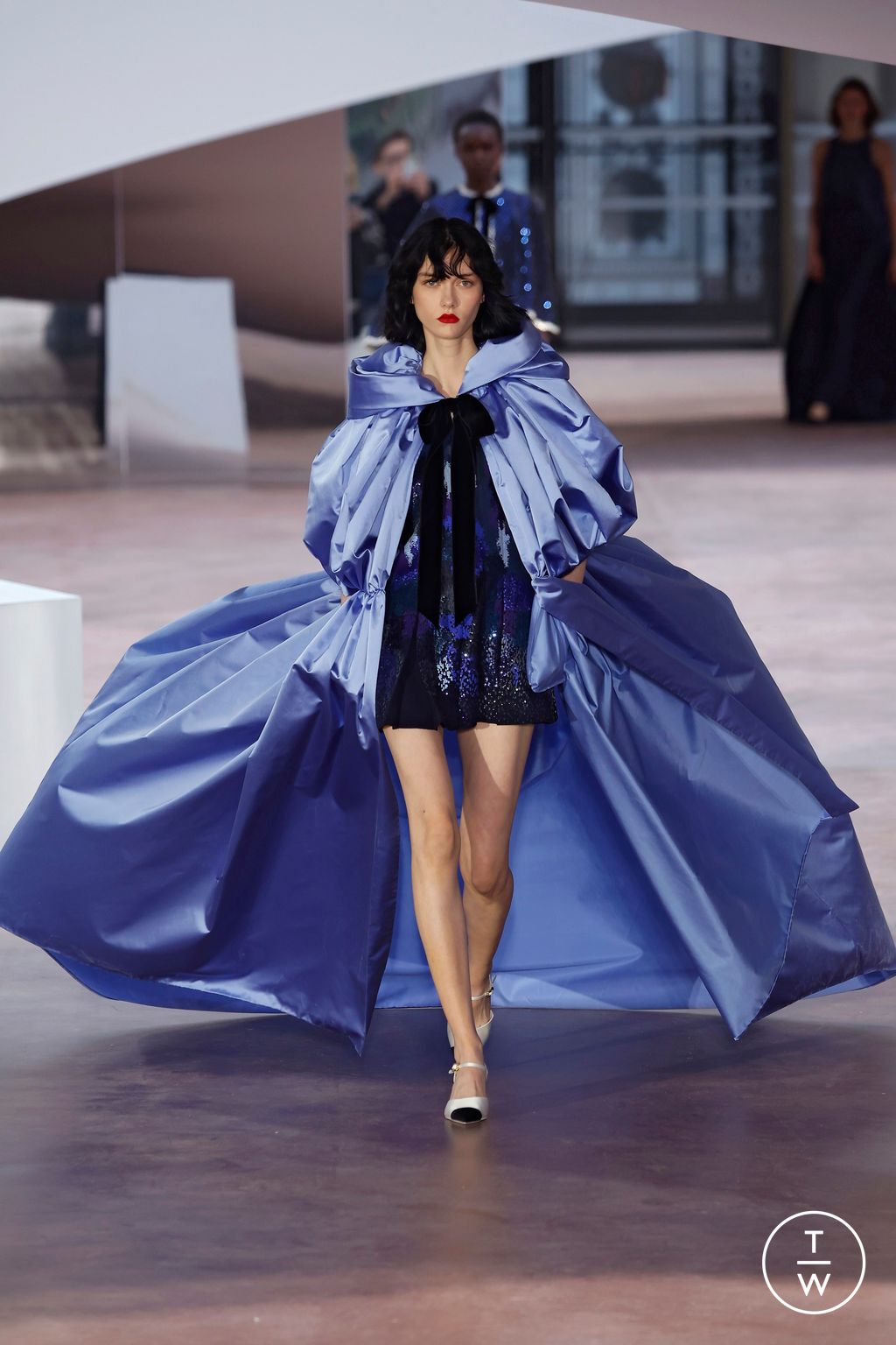 Fashion Week Paris Spring/Summer 2025 look 87 from the Chanel collection couture