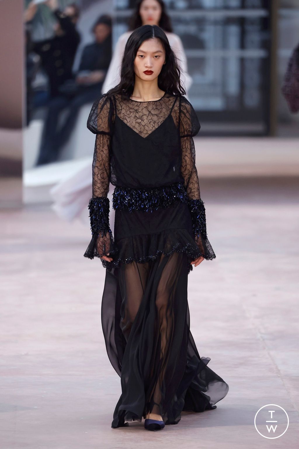 Fashion Week Paris Spring/Summer 2025 look 95 from the Chanel collection 高级定制