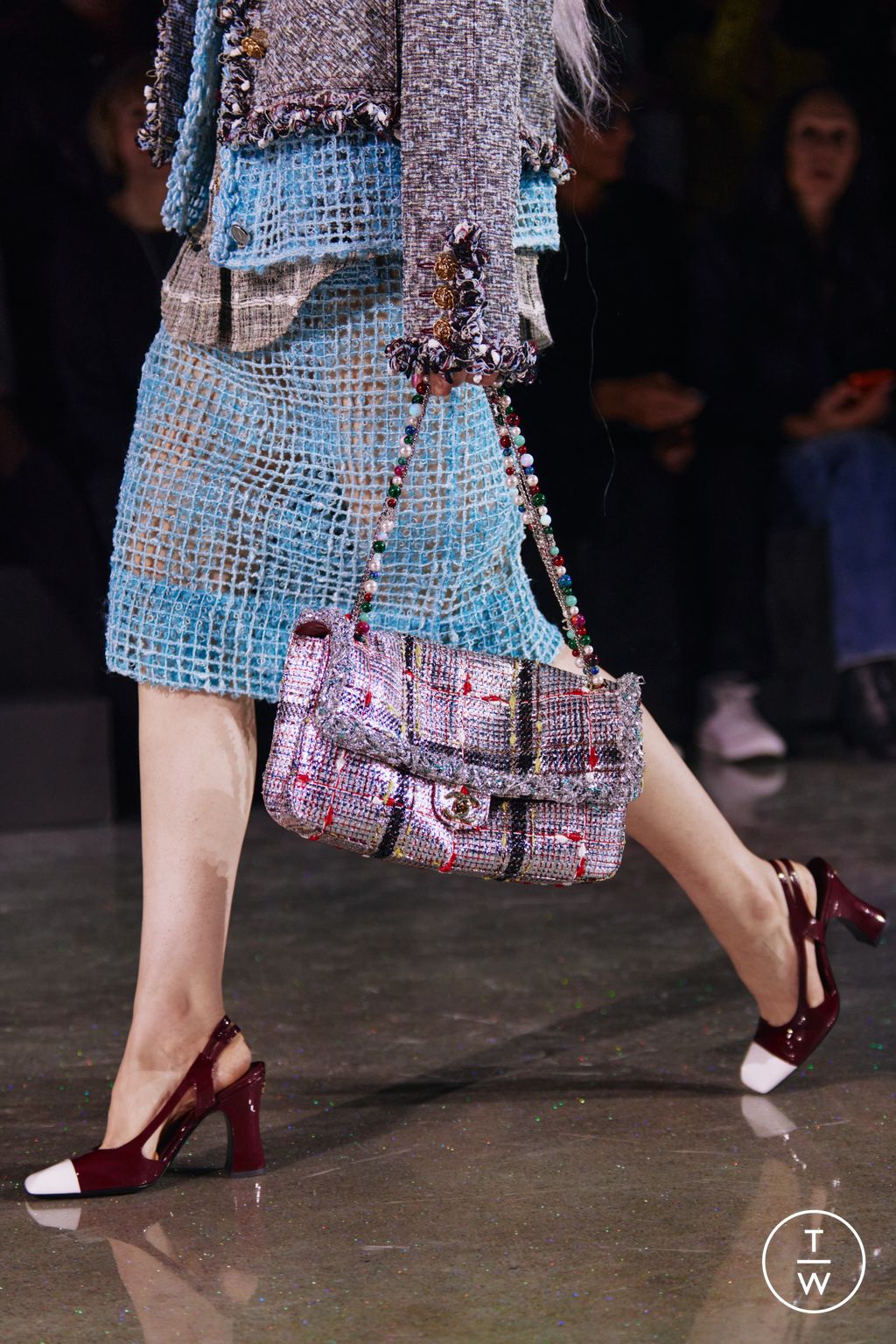 Fashion Week Paris Fall/Winter 2026 look 13 from the Chanel collection womenswear accessories