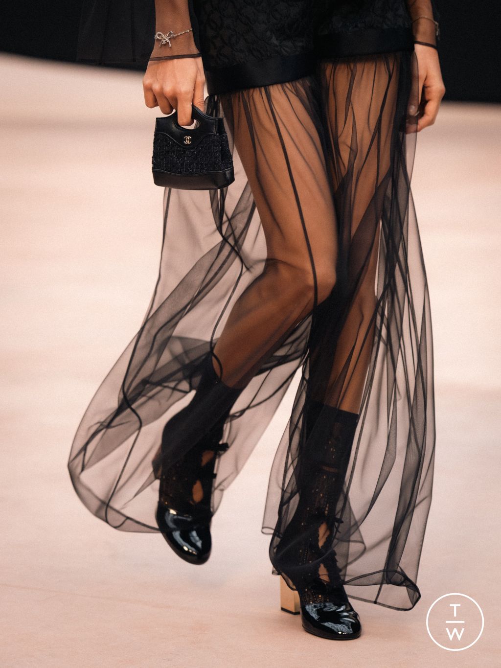 Fashion Week Paris Fall/Winter 2025 look 11 from the Chanel collection womenswear accessories