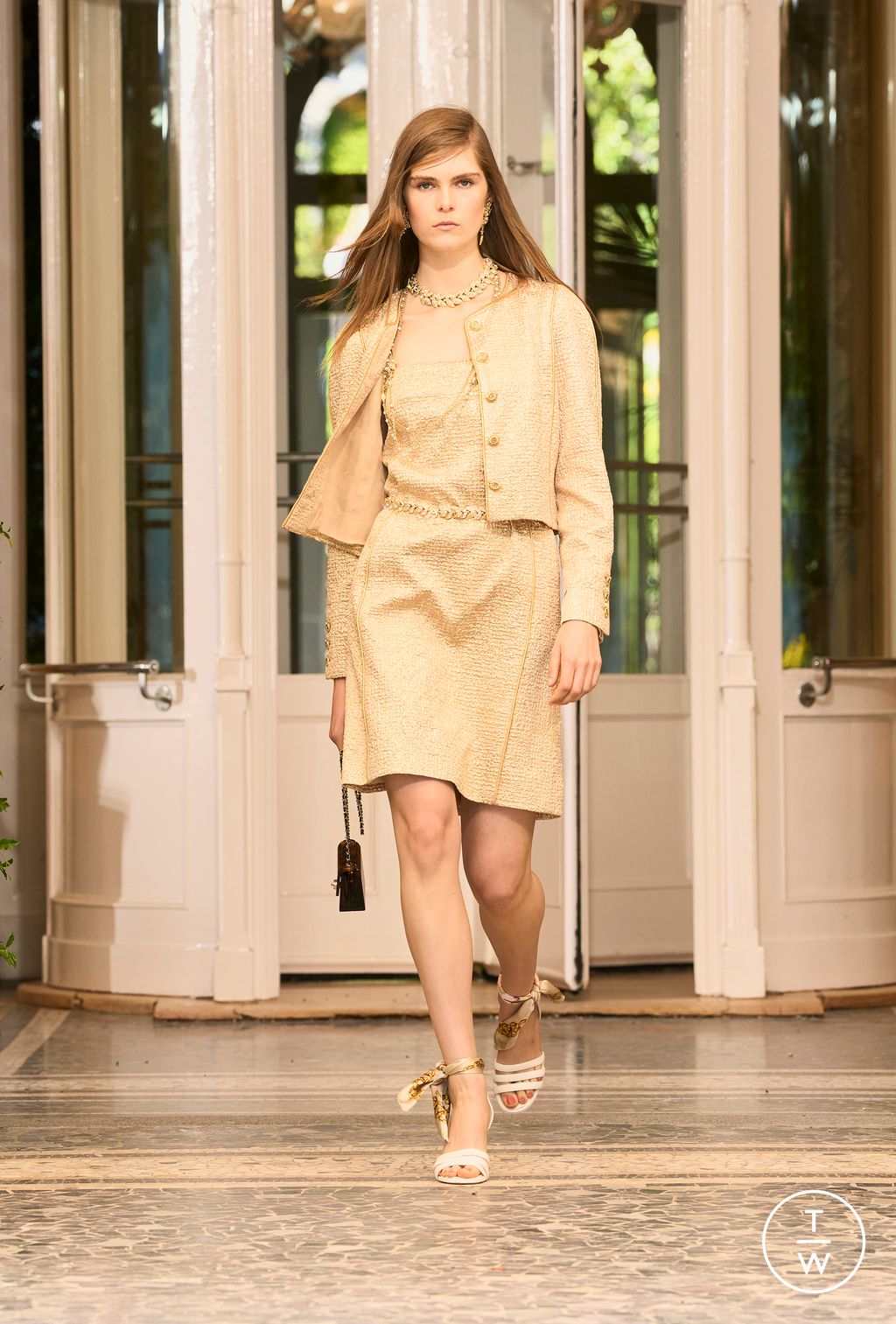 Fashion Week Paris Resort 2026 look 15 from the Chanel collection womenswear