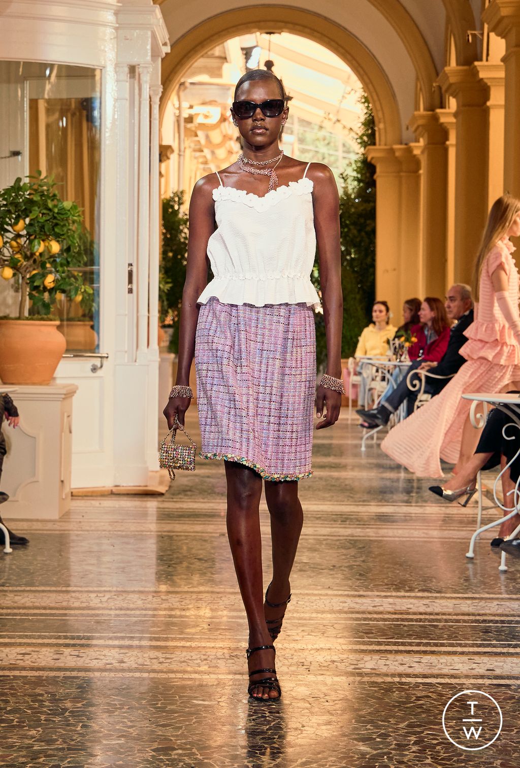 Fashion Week Paris Resort 2026 look 42 from the Chanel collection womenswear