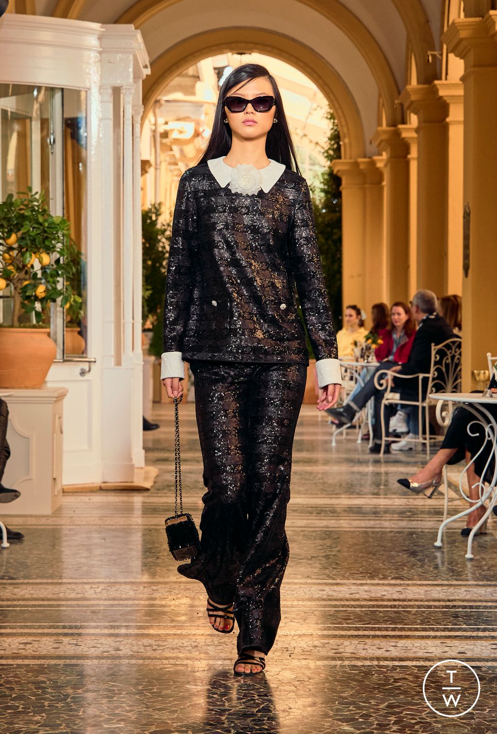 Fashion Week Paris Resort 2026 look 63 from the Chanel collection womenswear