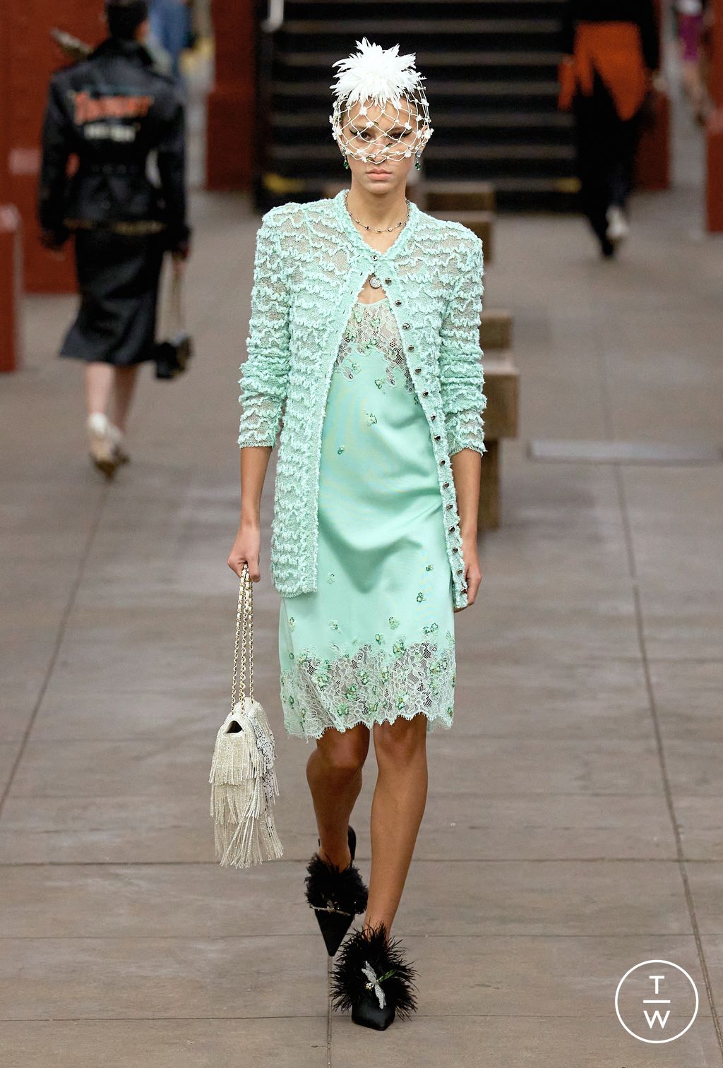 Fashion Week Paris Pre-Fall 2026 look 25 from the Chanel collection womenswear