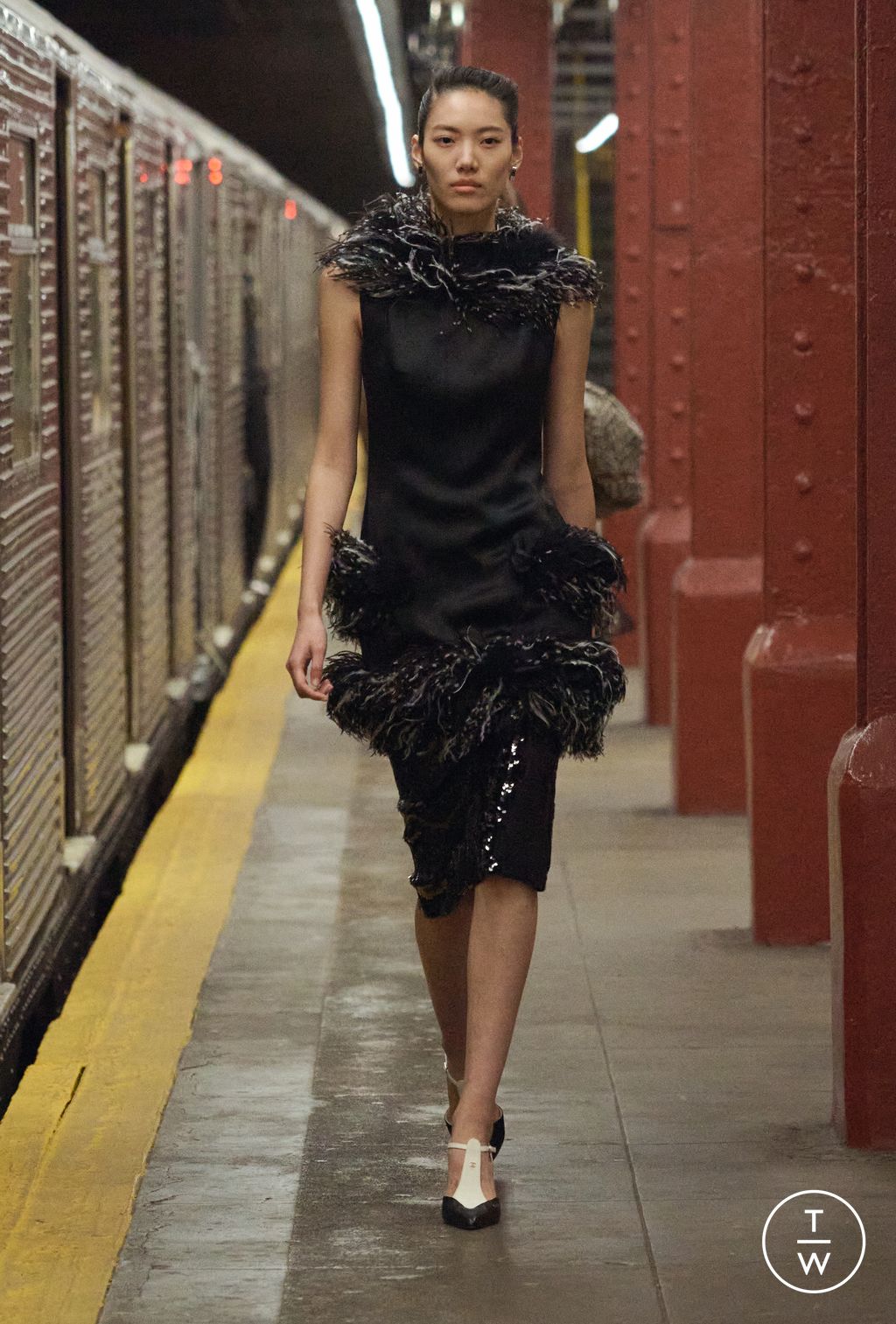 Fashion Week Paris Pre-Fall 2026 look 51 from the Chanel collection womenswear