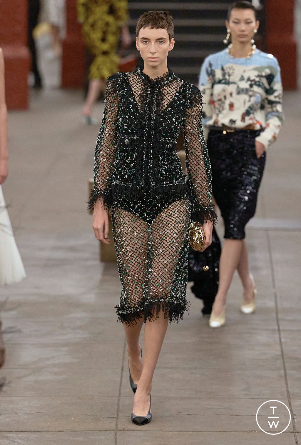 Fashion Week Paris Pre-Fall 2026 look 76 from the Chanel collection womenswear