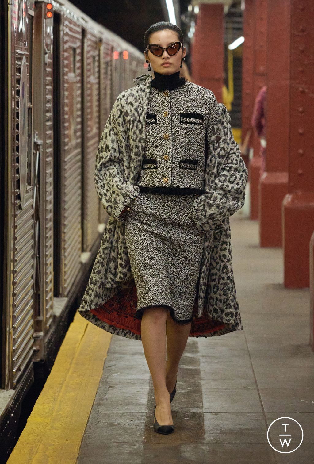 Fashion Week Paris Pre-Fall 2026 look 78 from the Chanel collection 女装
