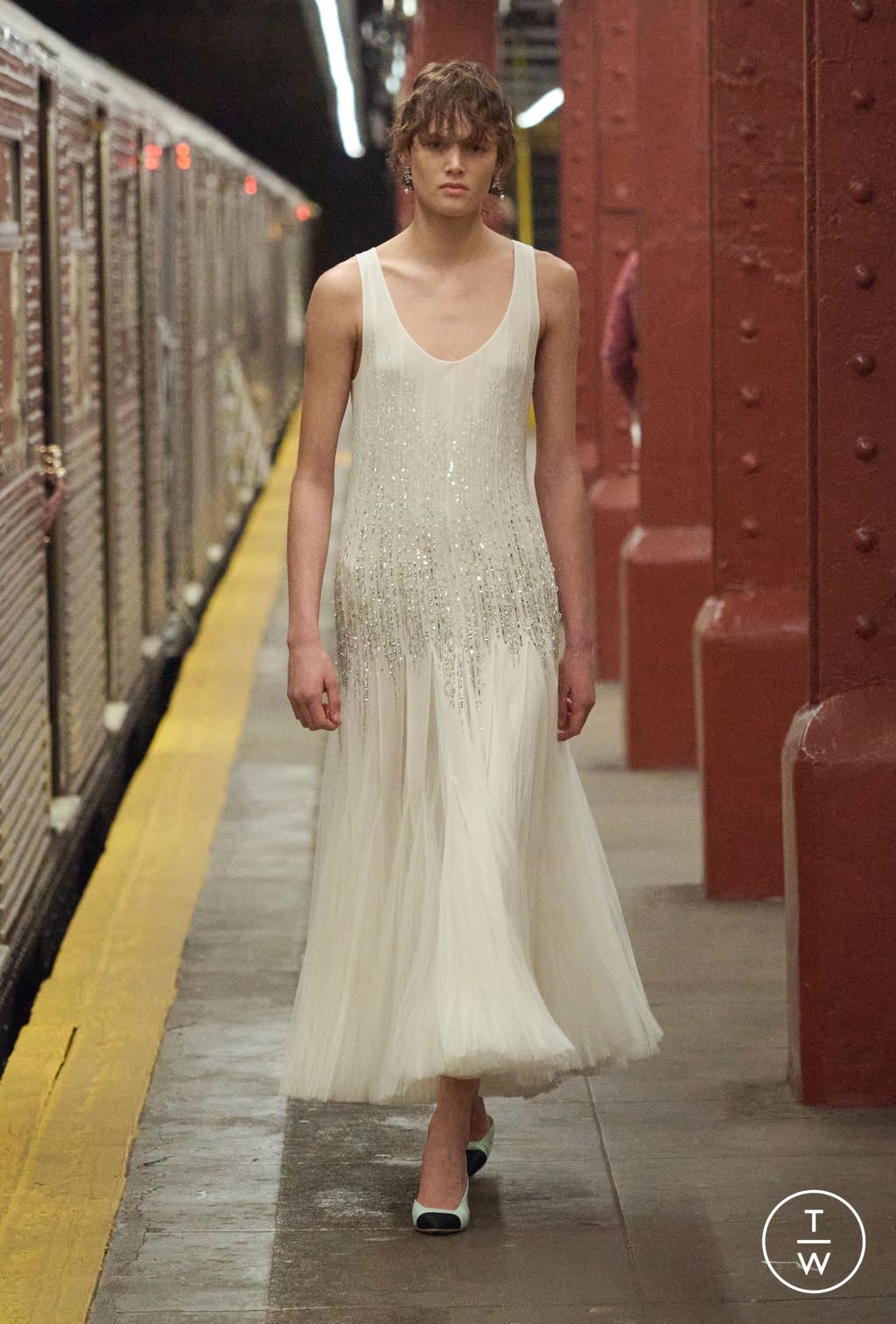 Fashion Week Paris Pre-Fall 2026 look 81 from the Chanel collection womenswear