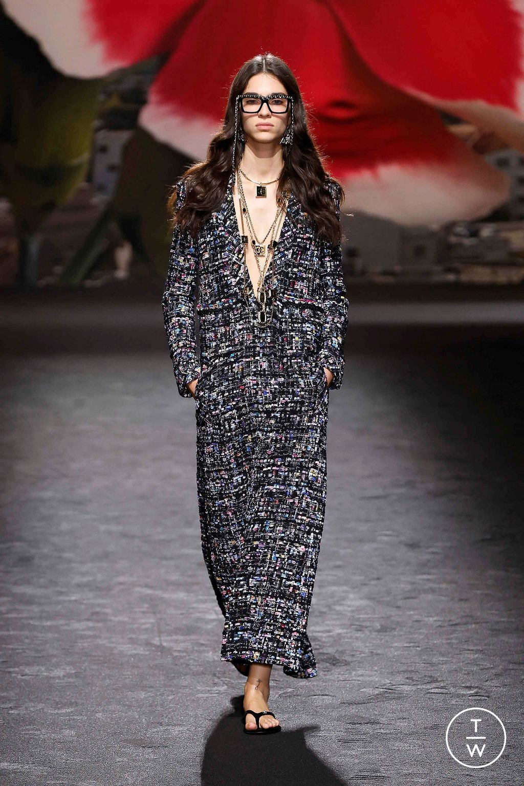 Fashion Week Paris Spring/Summer 2024 look 1 de la collection Chanel womenswear