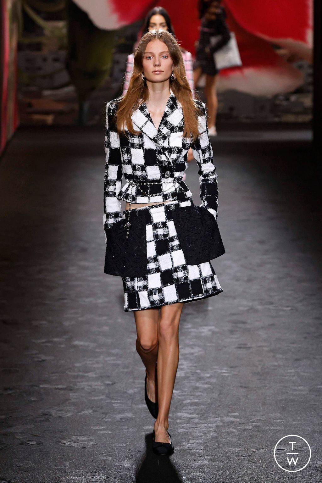 Fashion Week Paris Spring/Summer 2024 look 28 de la collection Chanel womenswear