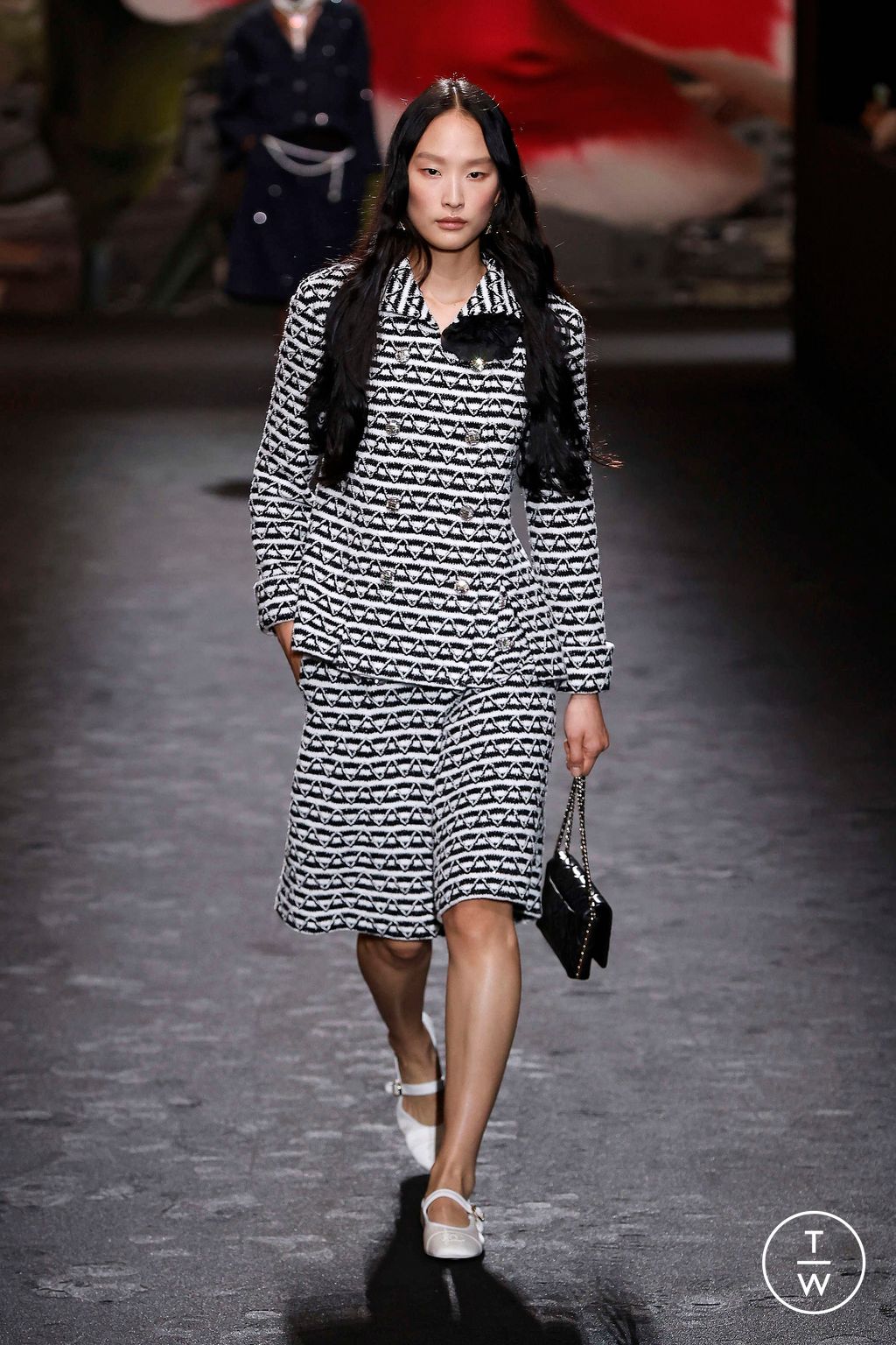 Fashion Week Paris Spring/Summer 2024 look 44 from the Chanel collection 女装