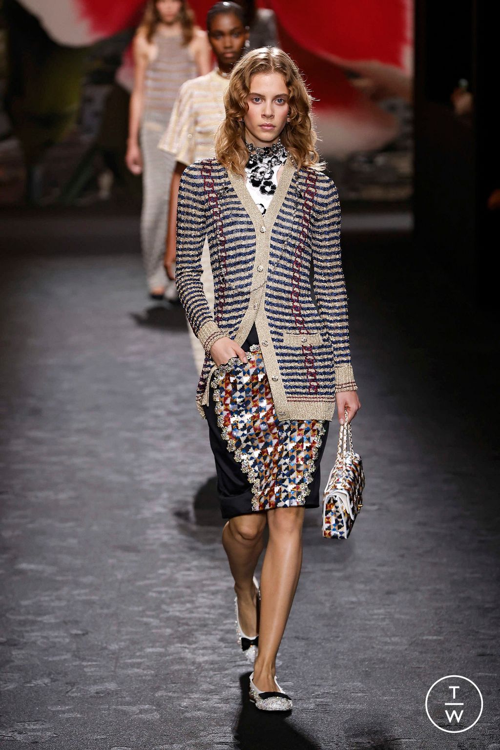 Fashion Week Paris Spring/Summer 2024 look 51 from the Chanel collection womenswear