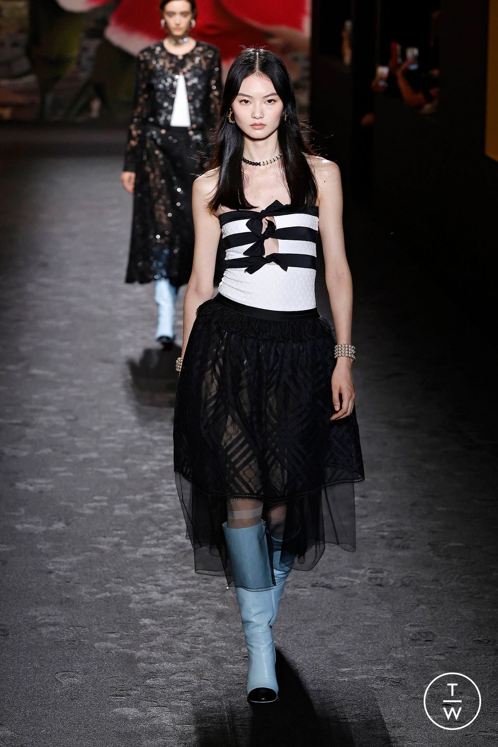 Fashion Week Paris Spring/Summer 2024 look 59 from the Chanel collection 女装