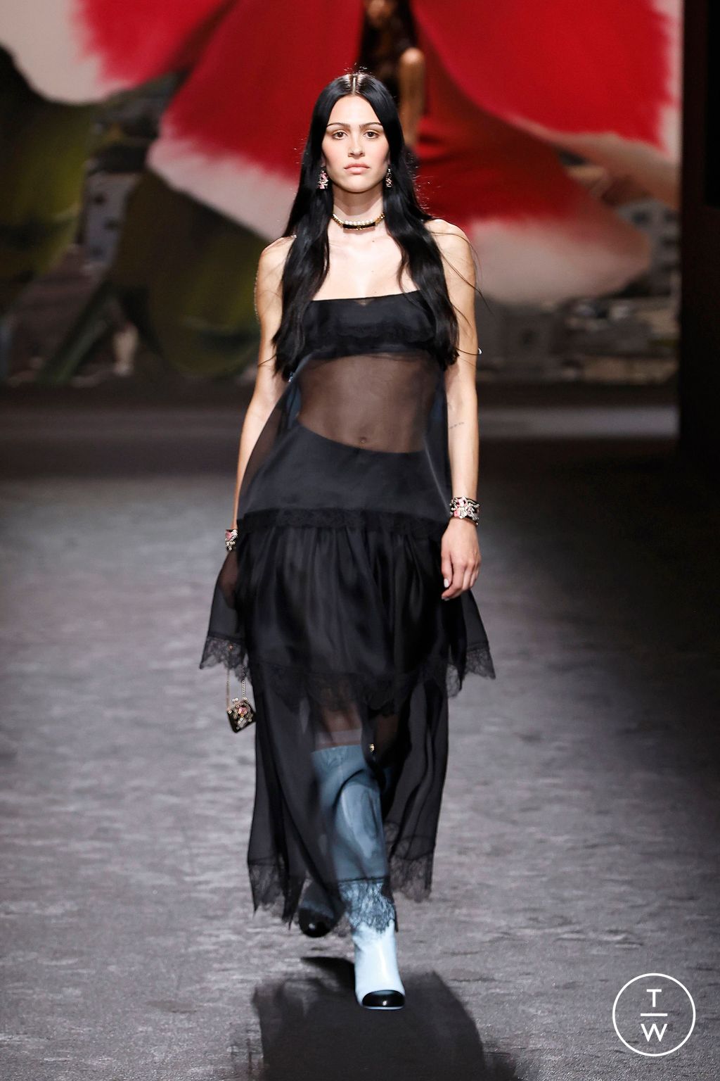Fashion Week Paris Spring/Summer 2024 look 62 de la collection Chanel womenswear