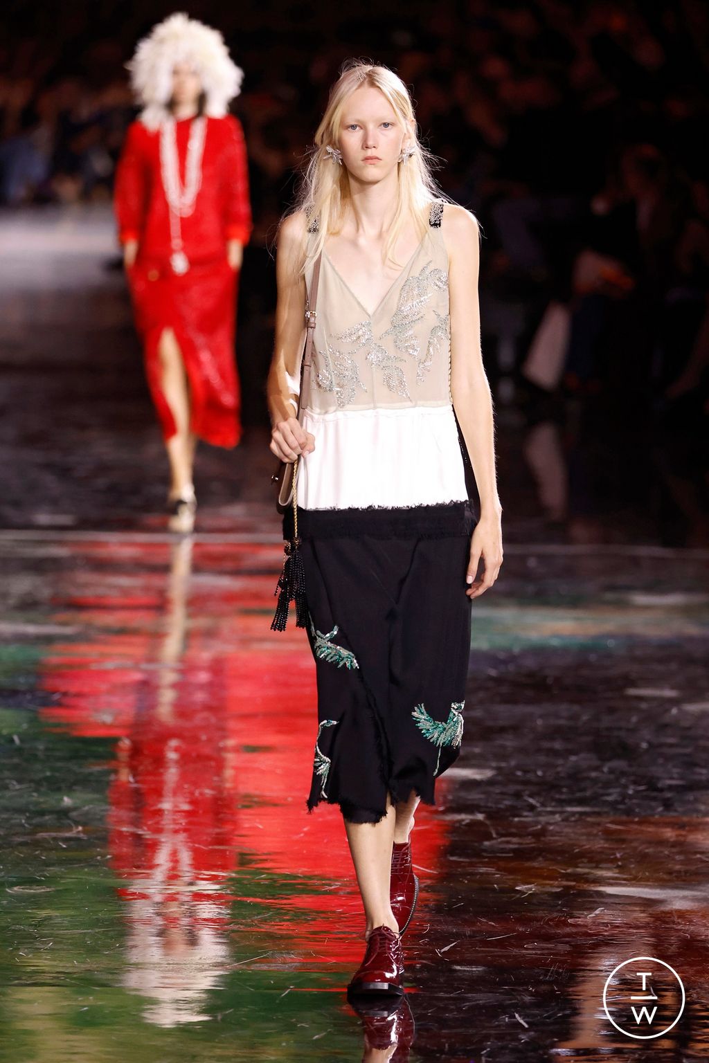 Fashion Week Paris Spring/Summer 2026 look 9 from the Chanel collection 女装