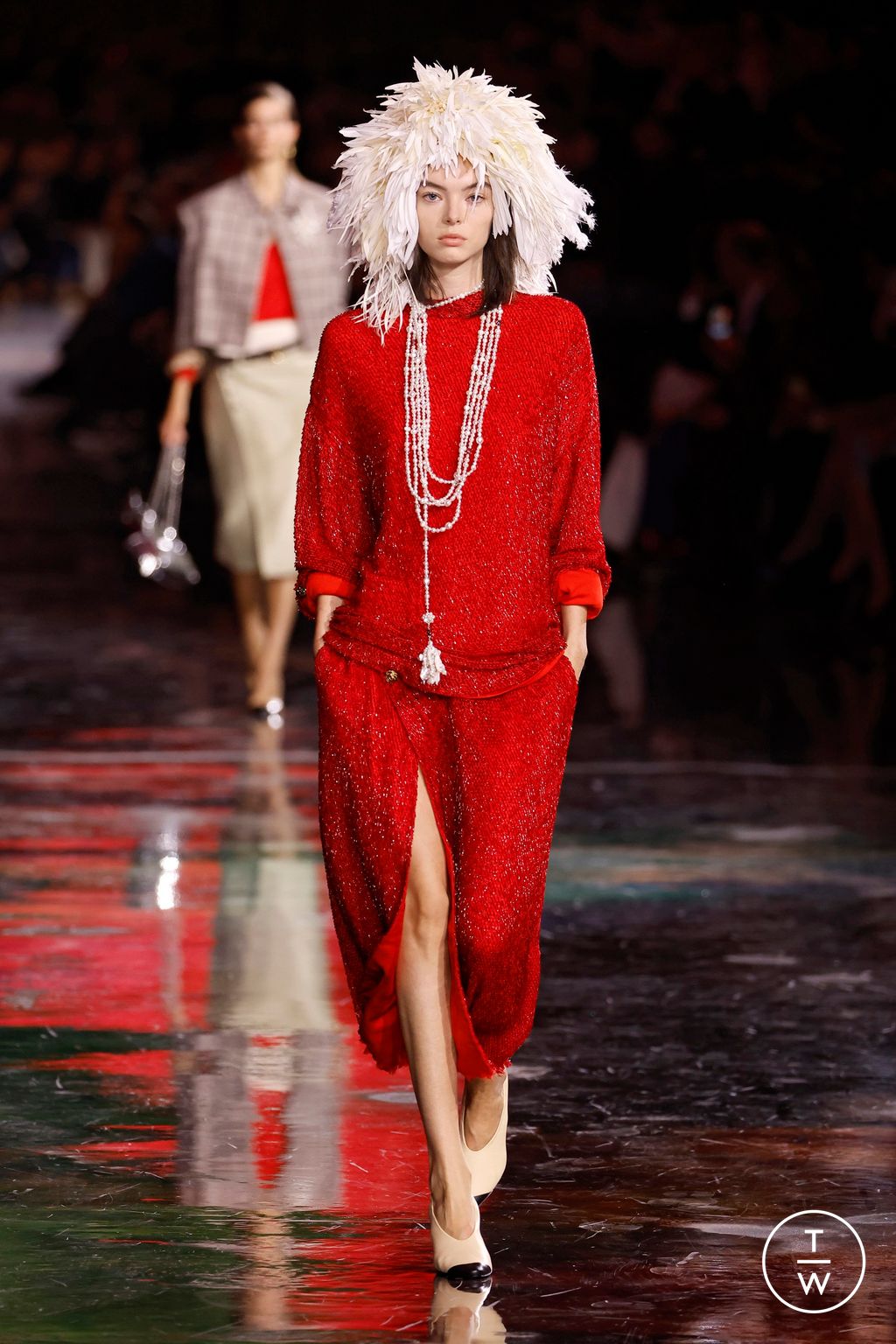 Fashion Week Paris Spring/Summer 2026 look 10 from the Chanel collection womenswear