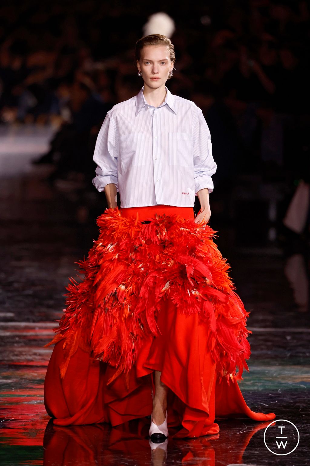 Fashion Week Paris Spring/Summer 2026 look 20 from the Chanel collection womenswear