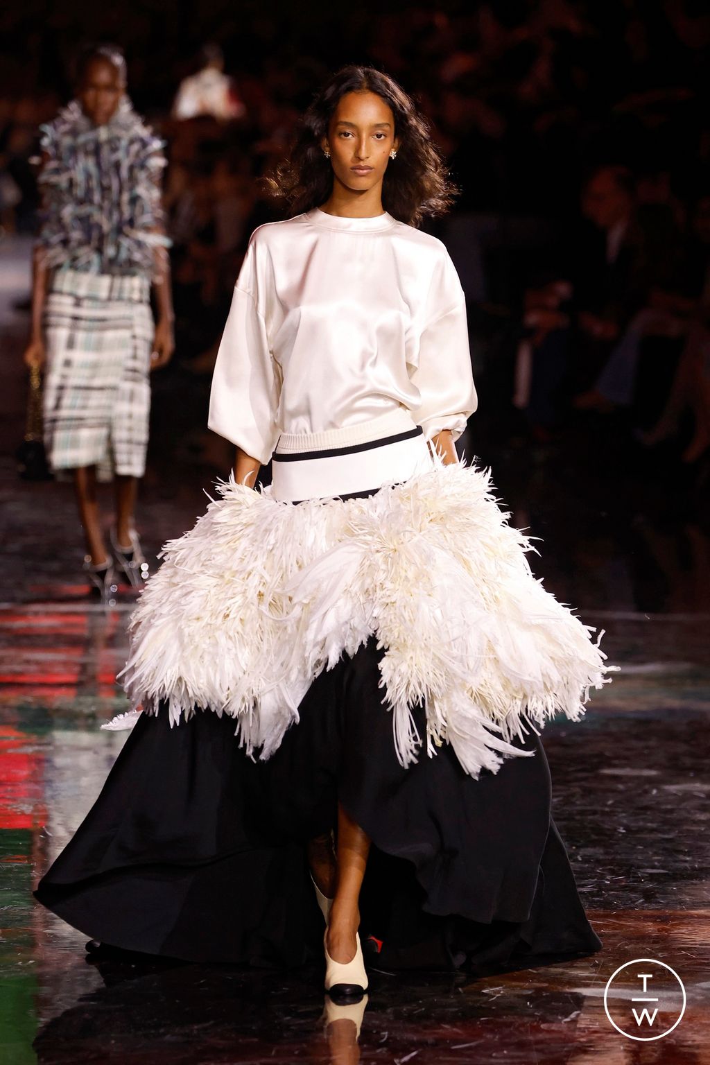 Fashion Week Paris Spring/Summer 2026 look 56 from the Chanel collection womenswear