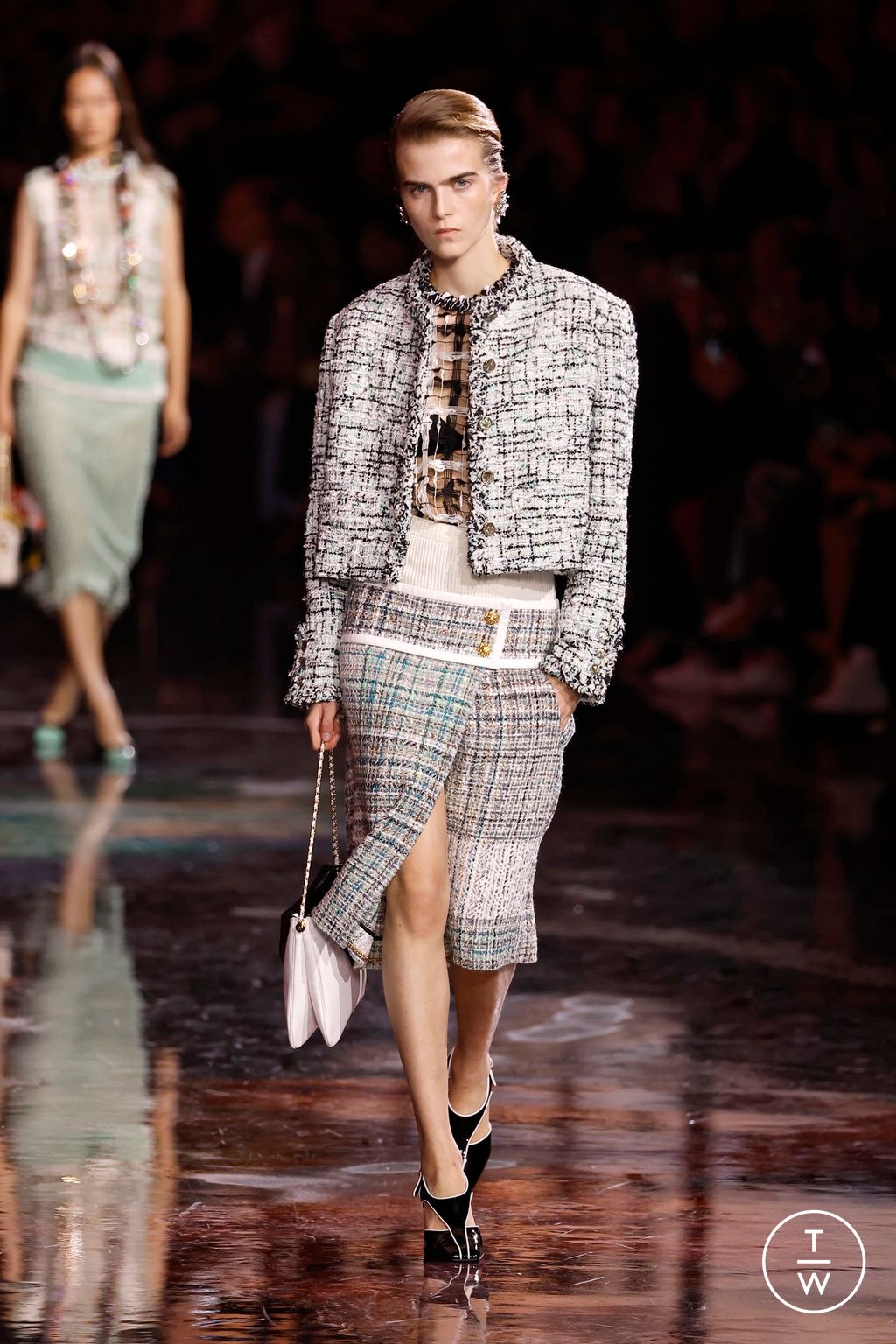 Fashion Week Paris Spring/Summer 2026 look 75 from the Chanel collection 女装