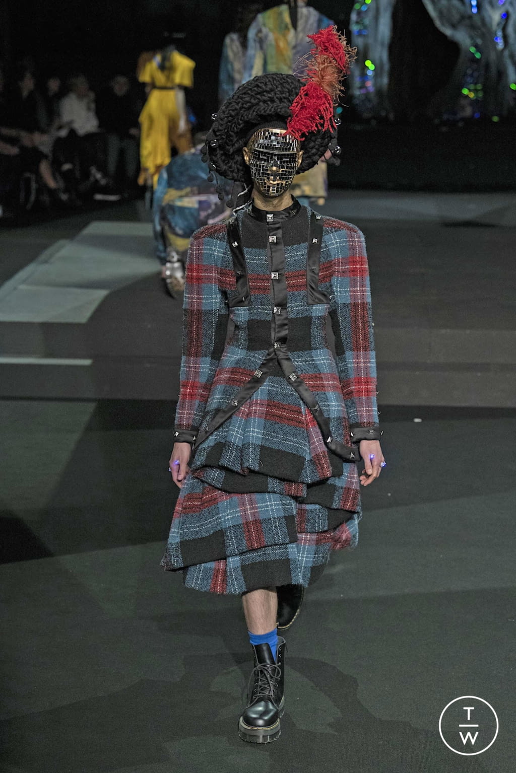 Fashion Week London Fall/Winter 2020 look 21 de la collection Charles Jeffrey LOVERBOY menswear