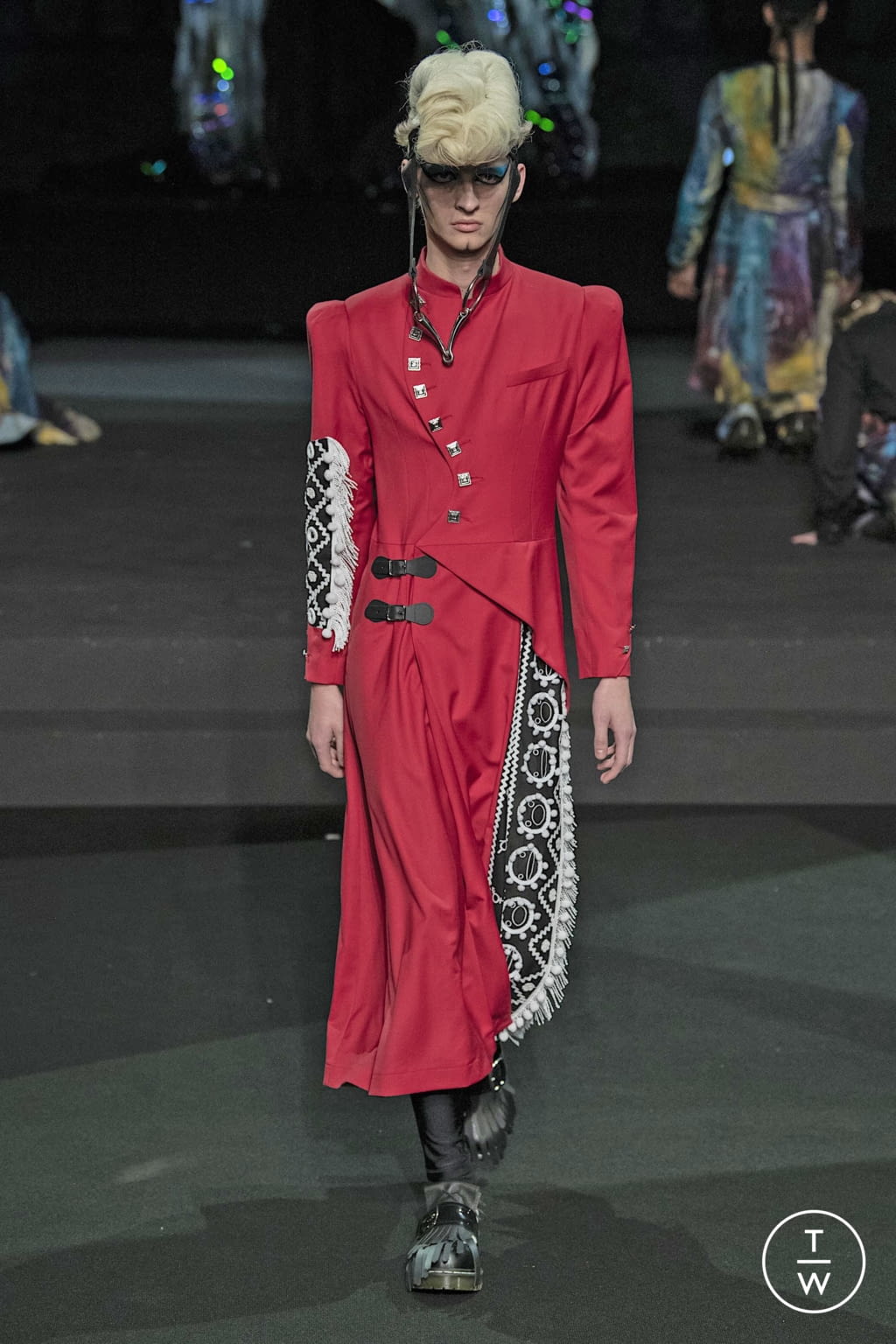 Fashion Week London Fall/Winter 2020 look 25 from the Charles Jeffrey LOVERBOY collection 男装