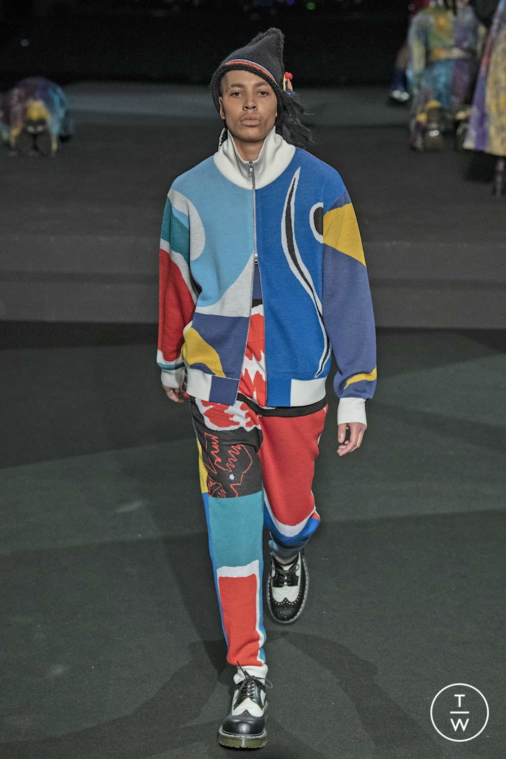 Fashion Week London Fall/Winter 2020 look 28 from the Charles Jeffrey LOVERBOY collection menswear