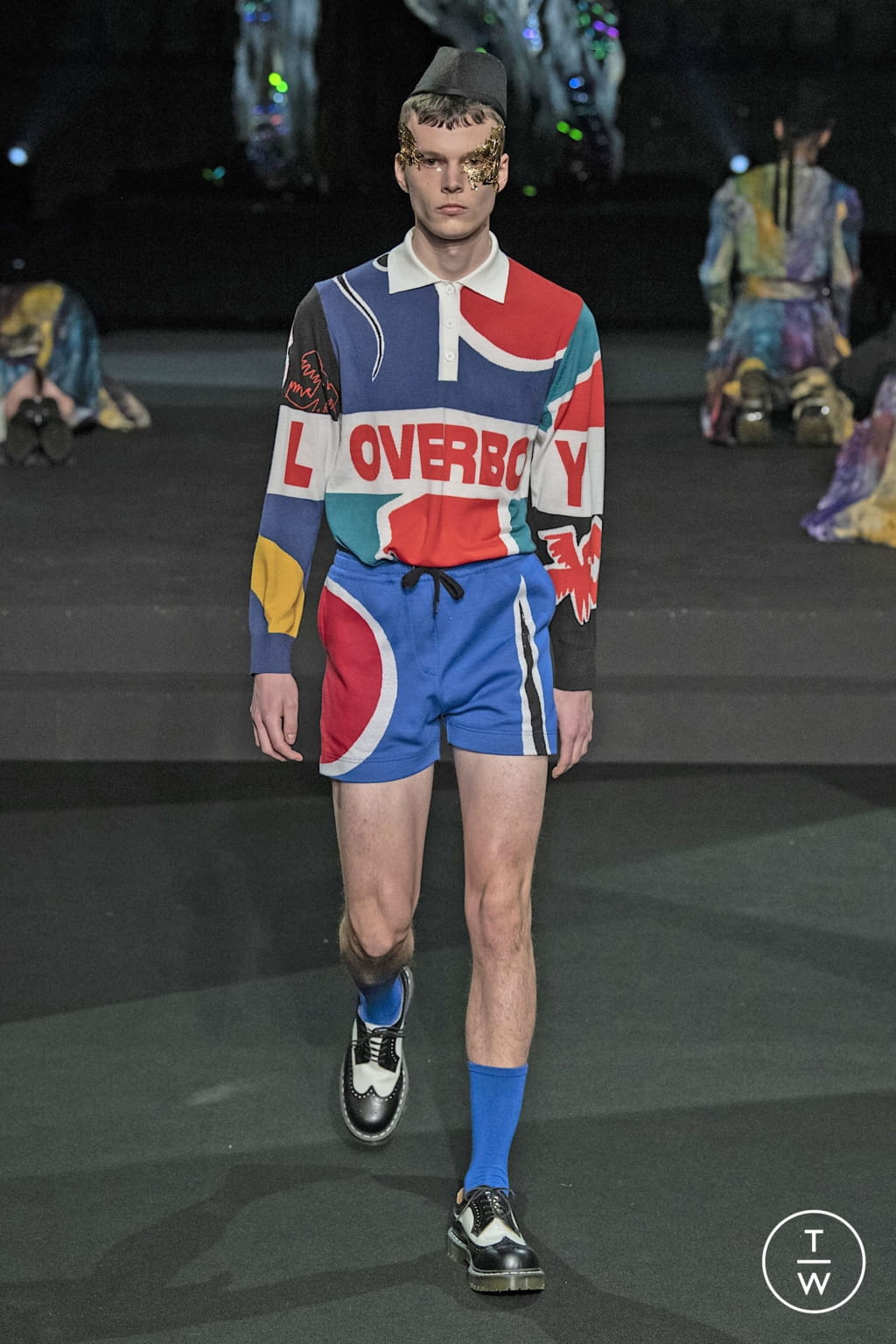 Fashion Week London Fall/Winter 2020 look 29 de la collection Charles Jeffrey LOVERBOY menswear