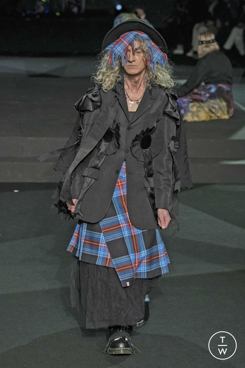 Fashion Week London Fall/Winter 2020 look 31 de la collection Charles Jeffrey LOVERBOY menswear