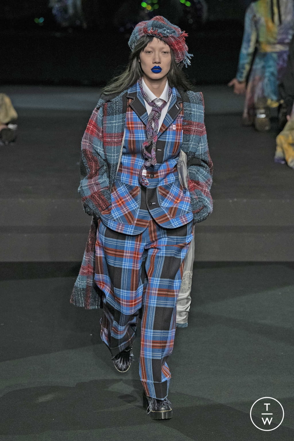 Fashion Week London Fall/Winter 2020 look 35 from the Charles Jeffrey LOVERBOY collection menswear