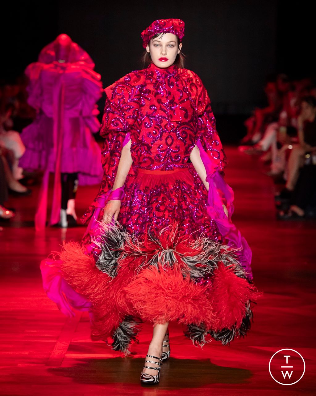 Fashion Week Paris Fall/Winter 2024 look 13 from the Charles de Vilmorin collection couture