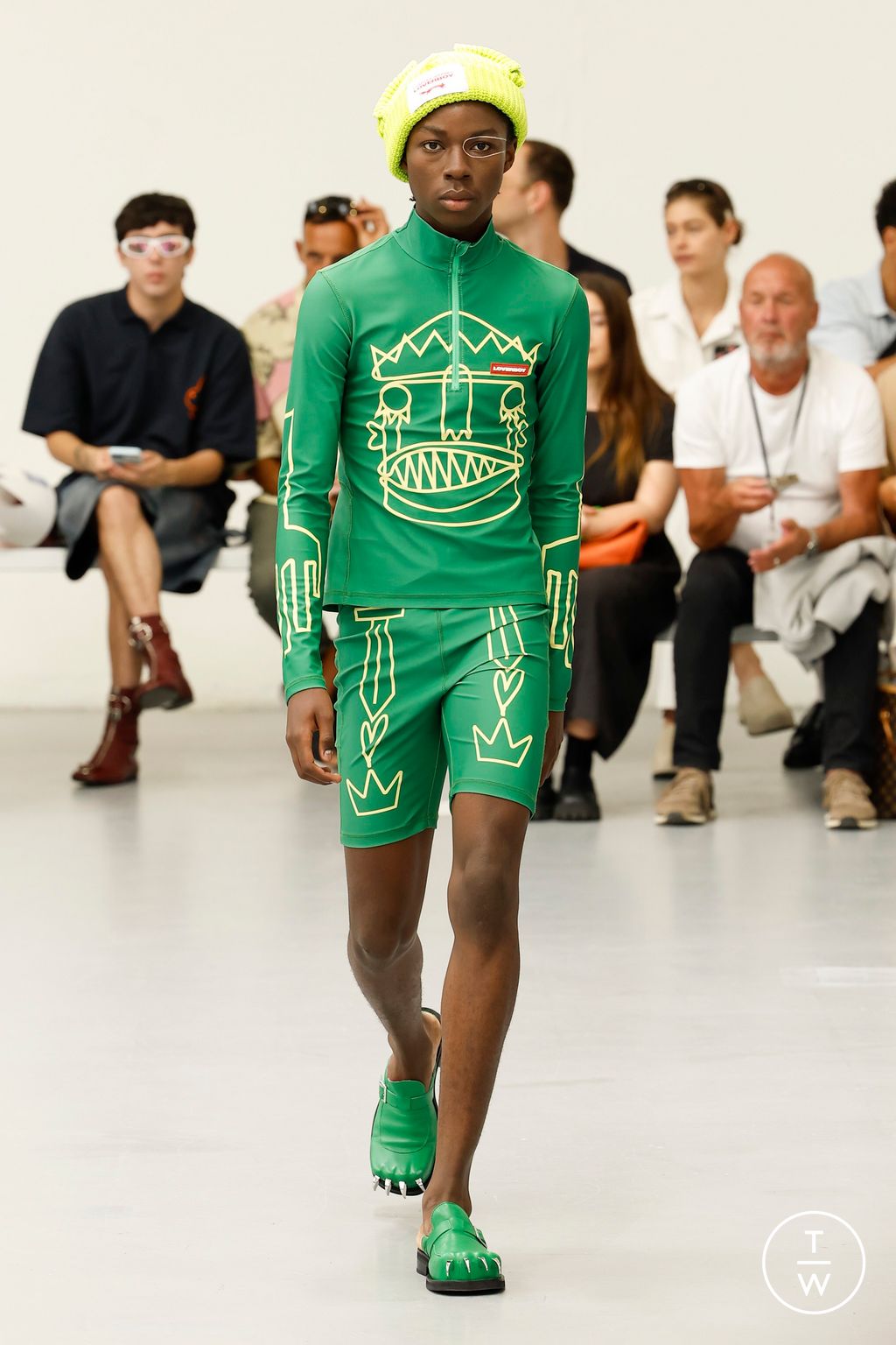 Fashion Week Milan Spring/Summer 2024 look 18 from the Charles Jeffrey LOVERBOY collection menswear