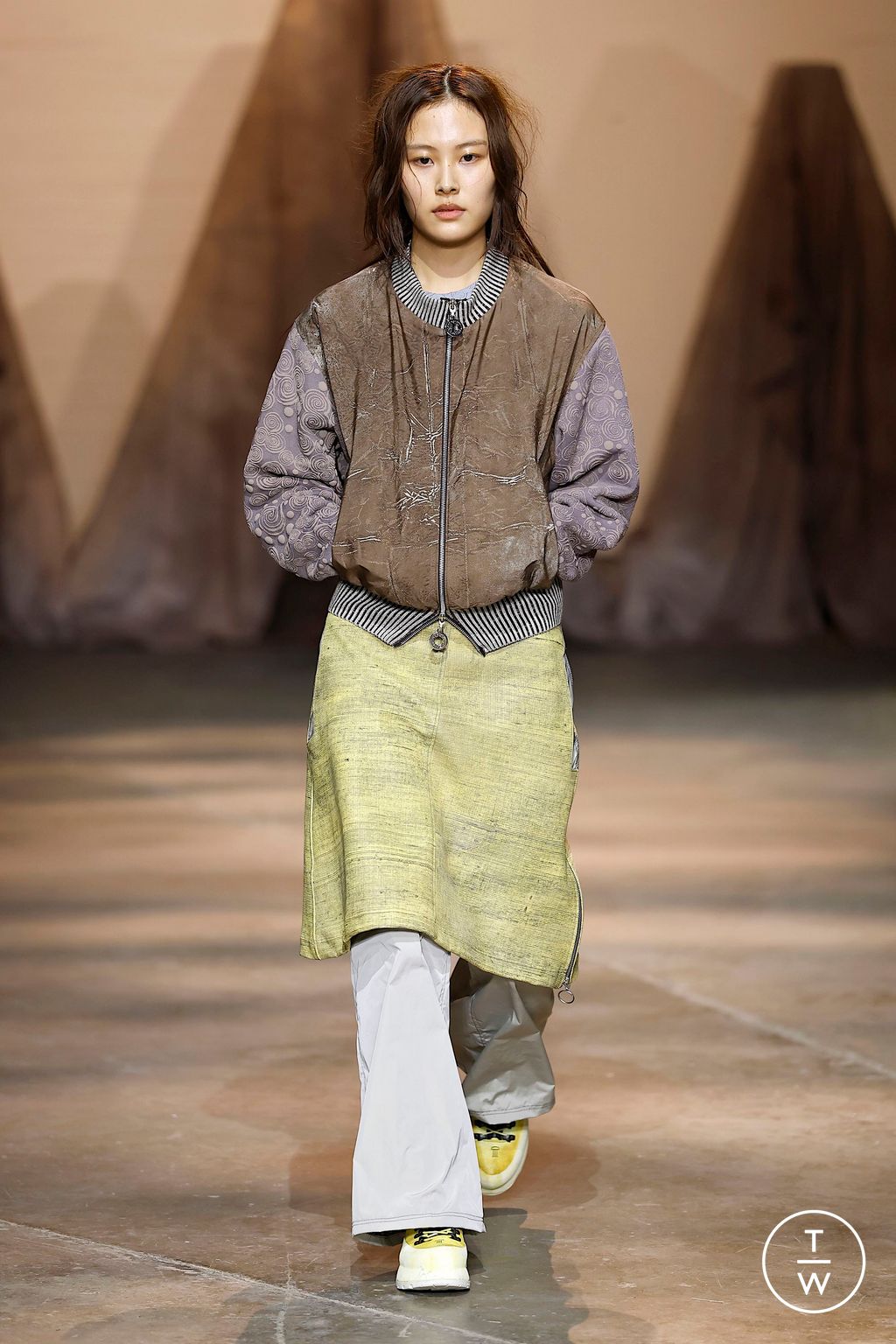 Fashion Week London Fall/Winter 2025 look 6 from the Charlie Constantinou collection womenswear