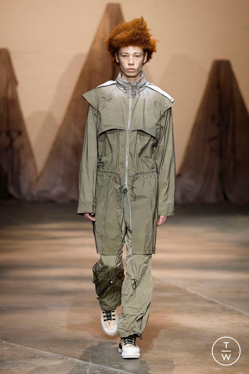 Fashion Week London Fall/Winter 2025 look 9 from the Charlie Constantinou collection womenswear