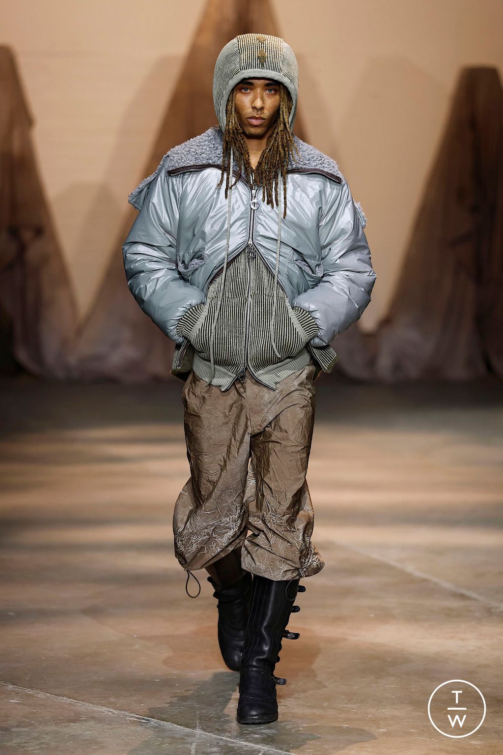 Fashion Week London Fall/Winter 2025 look 11 from the Charlie Constantinou collection womenswear