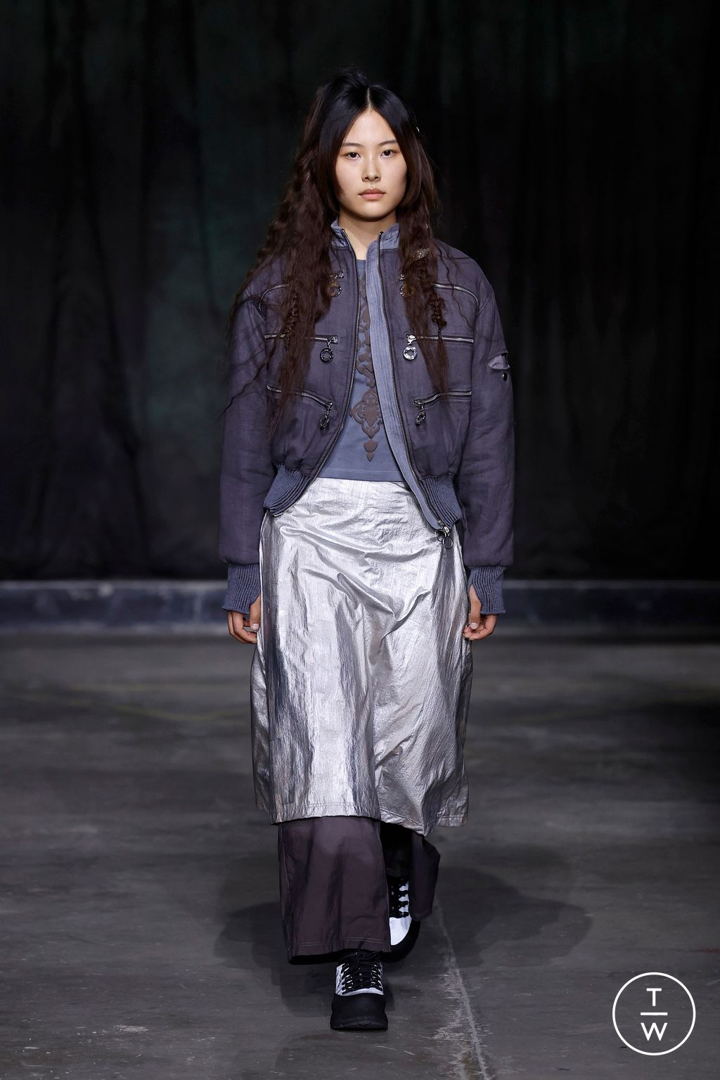 Fashion Week London Spring/Summer 2026 look 4 from the Charlie Constantinou collection womenswear