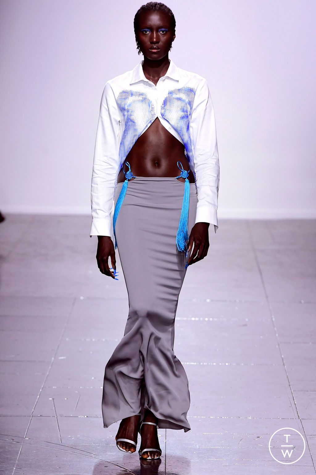 Fashion Week London Spring/Summer 2024 look 11 from the Chet Lo collection womenswear