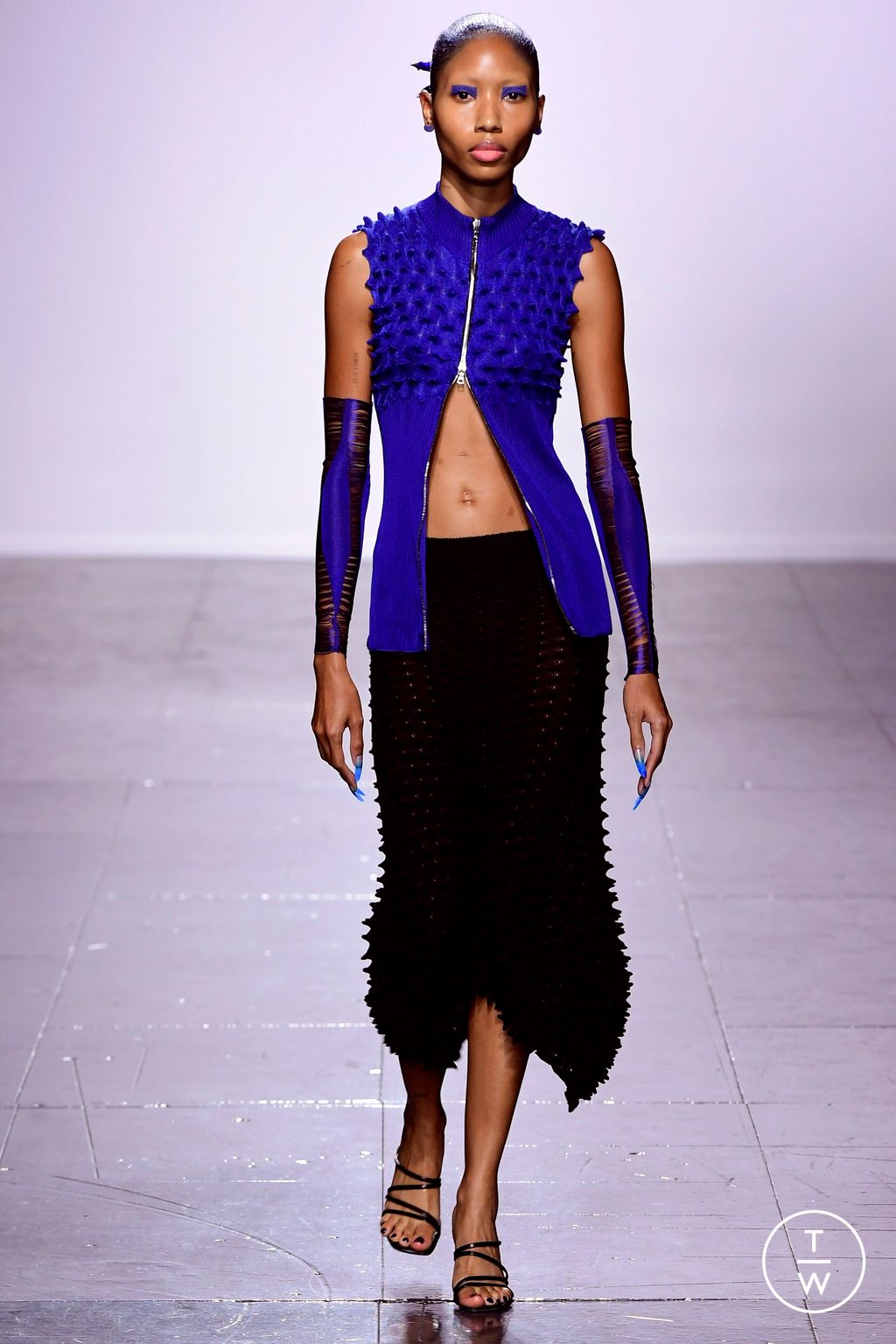 Fashion Week London Spring/Summer 2024 look 13 from the Chet Lo collection womenswear