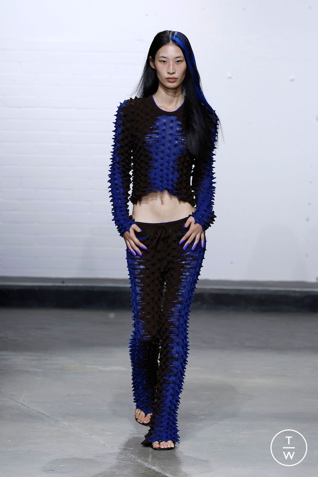 Fashion Week London Spring/Summer 2025 look 3 from the Chet Lo collection womenswear