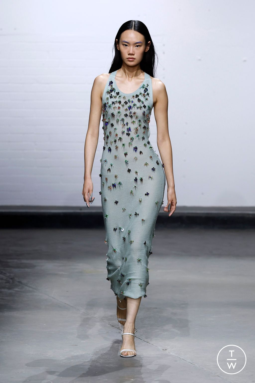 Fashion Week London Spring/Summer 2025 look 31 from the Chet Lo collection womenswear